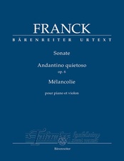 Sonate - Andantino quietoso op. 6 - Mélancolie for Piano and Violin
